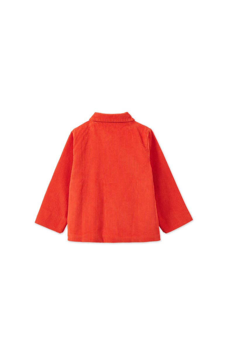 Vild House of Little Organic Corduroy Jacket, Alternate, color, Dark Coral