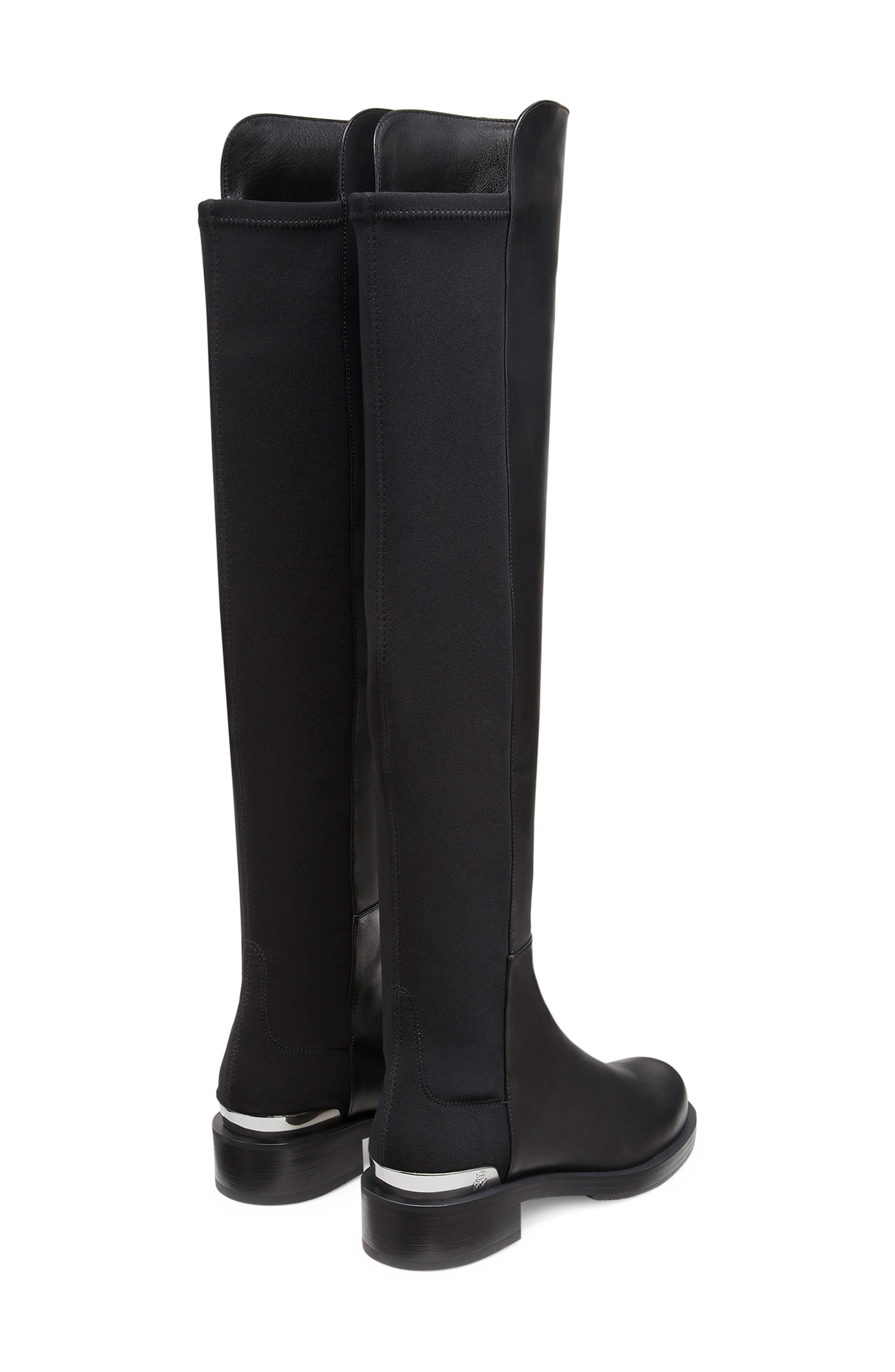 Stuart Weitzman 5050 Bold Logo Boot, Alternate, color, 