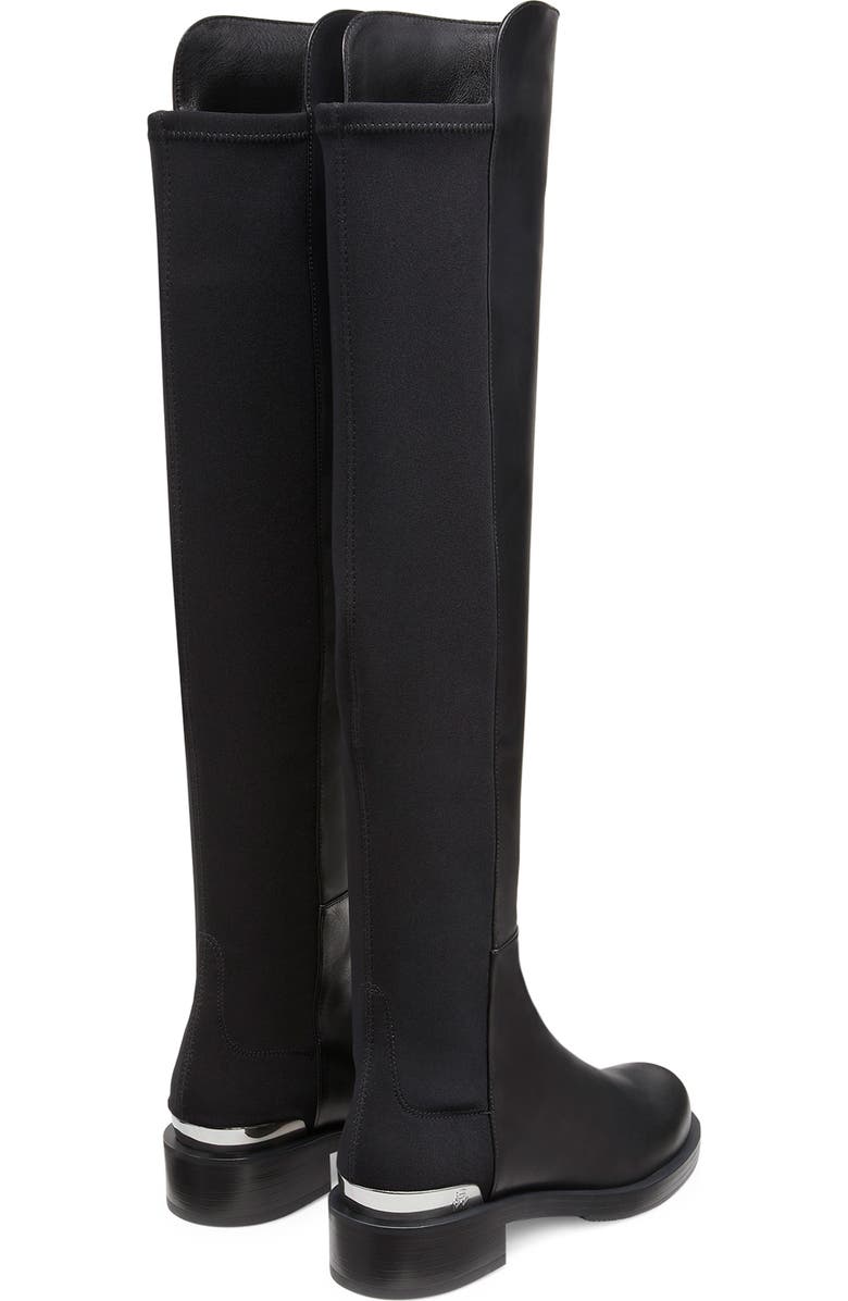 Stuart Weitzman 5050 Bold Logo Boot, Alternate, color,