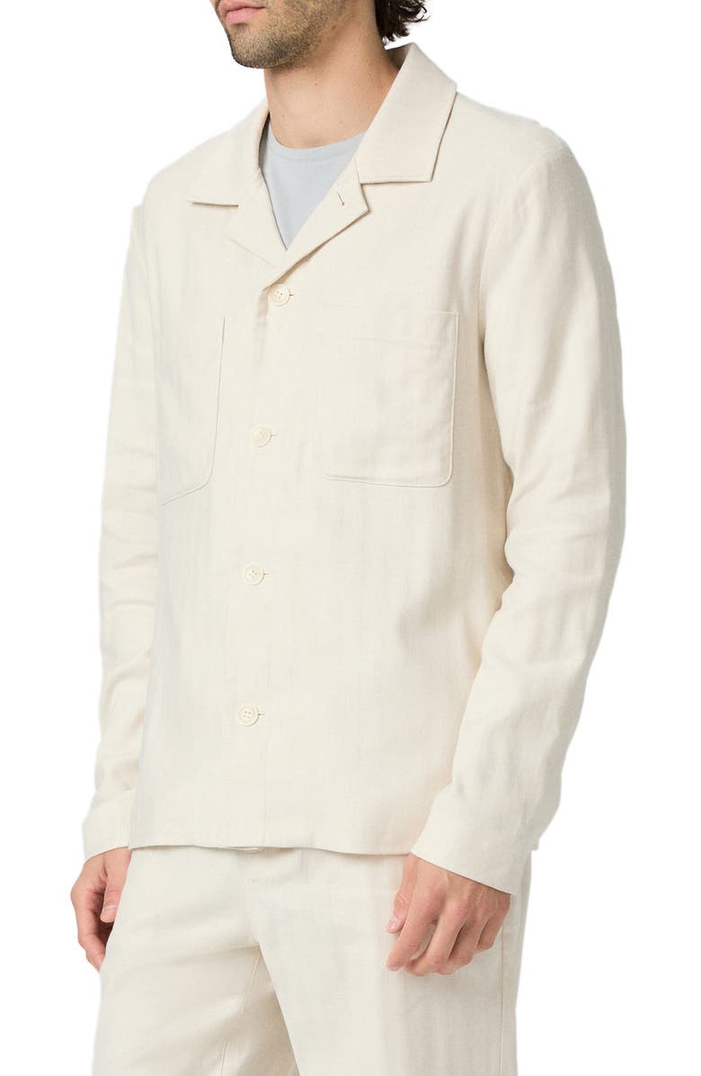 PAIGE Latigo Cotton Blend Jacket, Alternate, color, Fossil Herringbone
