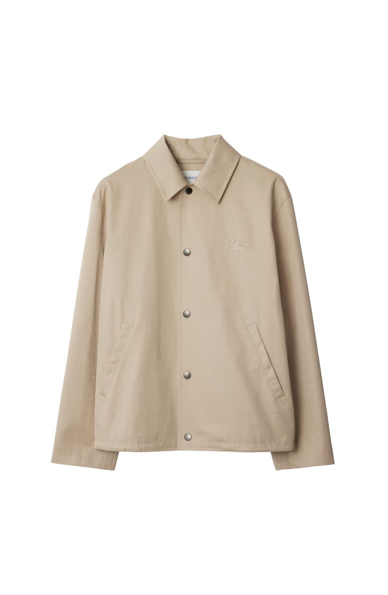 Burberry Gabardine Jacket, Alternate, color, Fossil