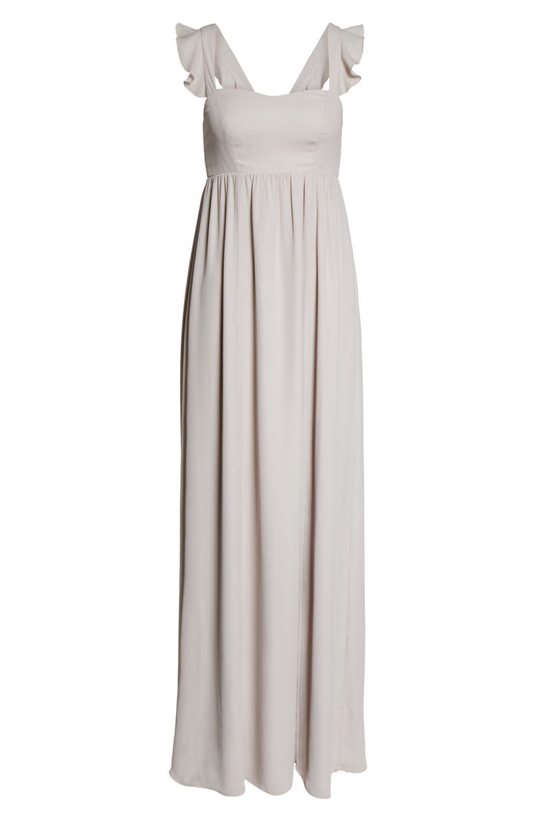 Show Me Your Mumu June Ruffle Strap A-Line Gown, Alternate, color, 