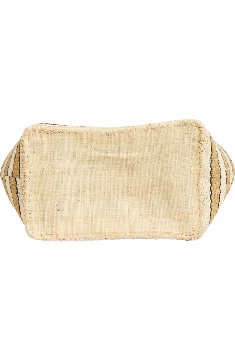 Mar y Sol 'Capri' Woven Tote with Pom Charms, Alternate, color,