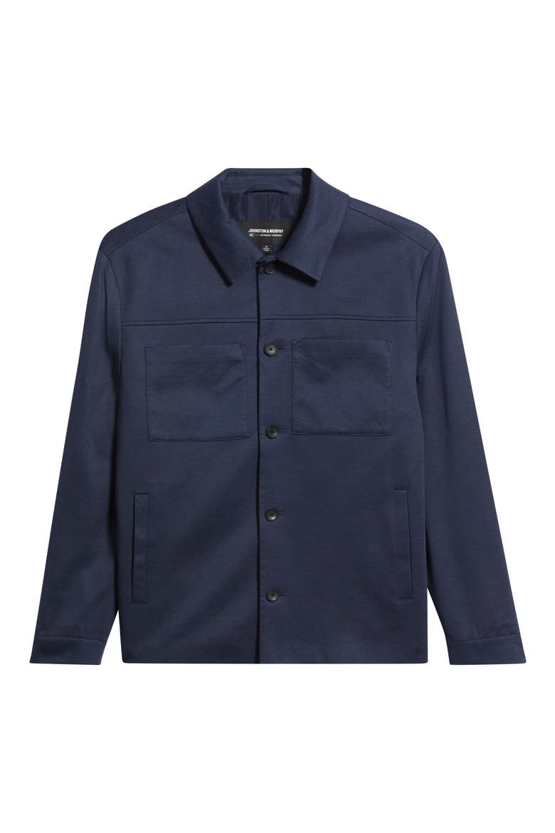XC Flex Pinnacle Shirt Jacket, Alternate, color, NAVY BIRDSEYE