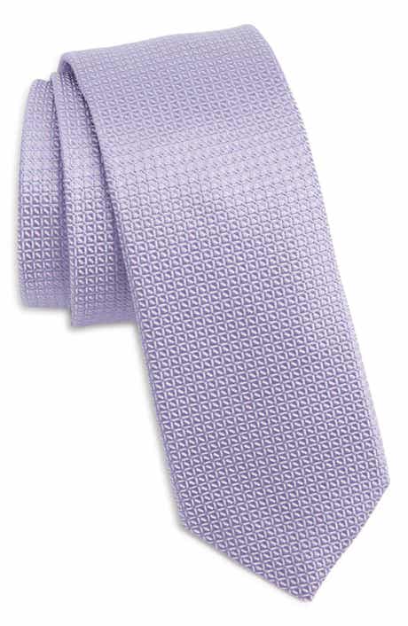 BOSS Micropattern Silk Blend Tie
