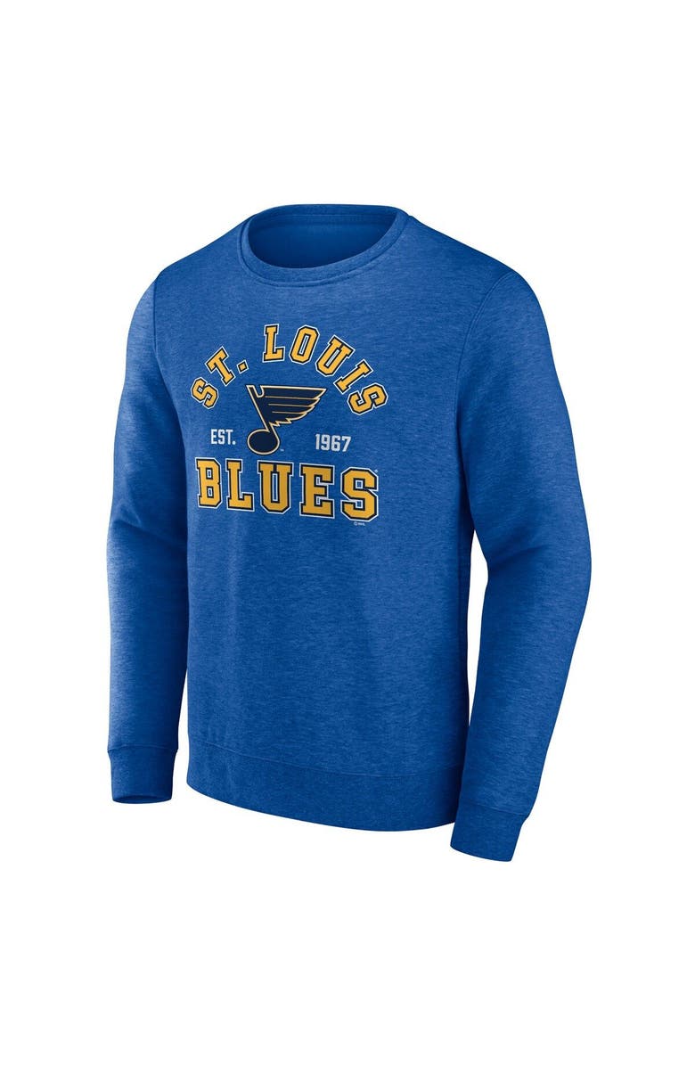 FANATICS Men's Fanatics Branded Royal St. Louis Blues Classic Arch Pullover Sweatshirt, Alternate, color, 
