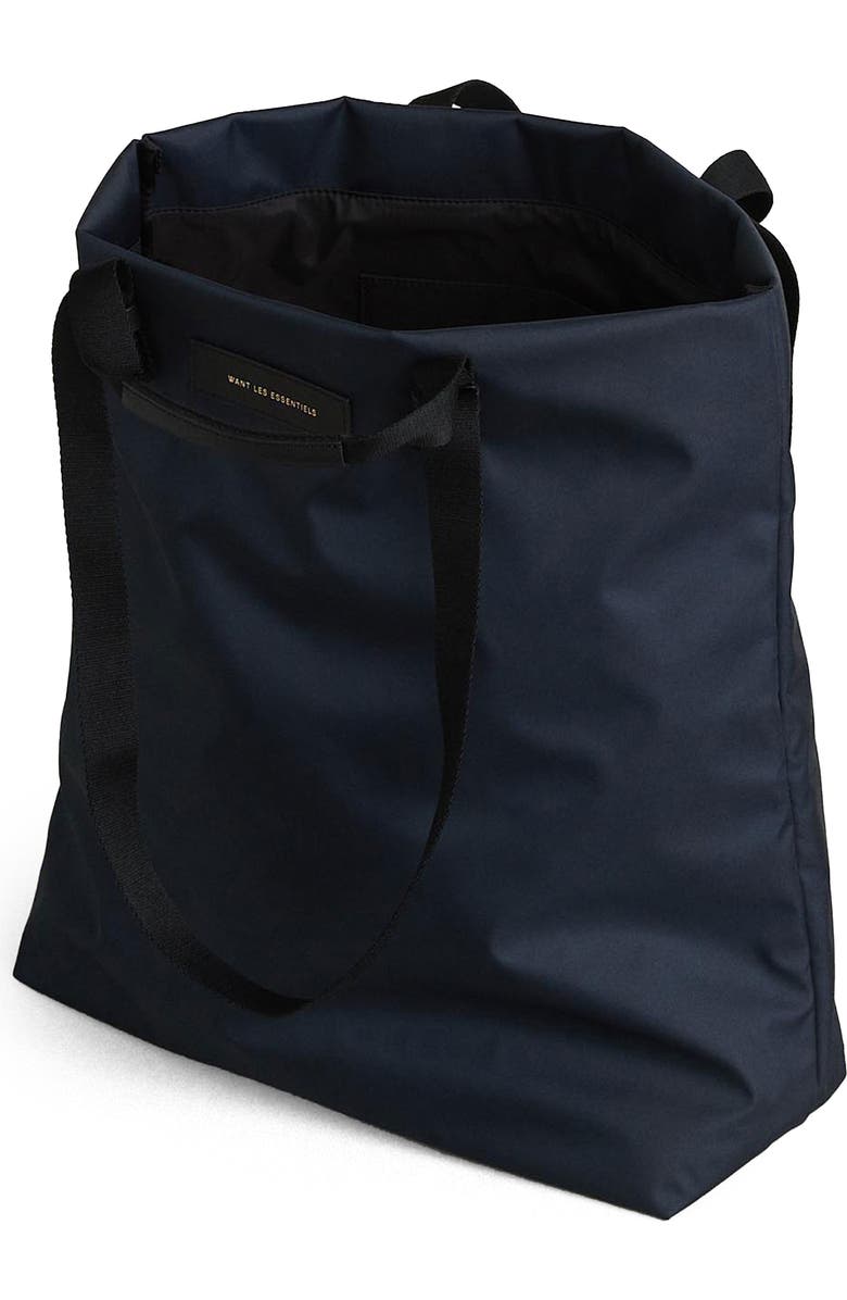 WANT Les Essentiels Dayton XL Shopper Tote, Alternate, color, Navy Nylon/ Black