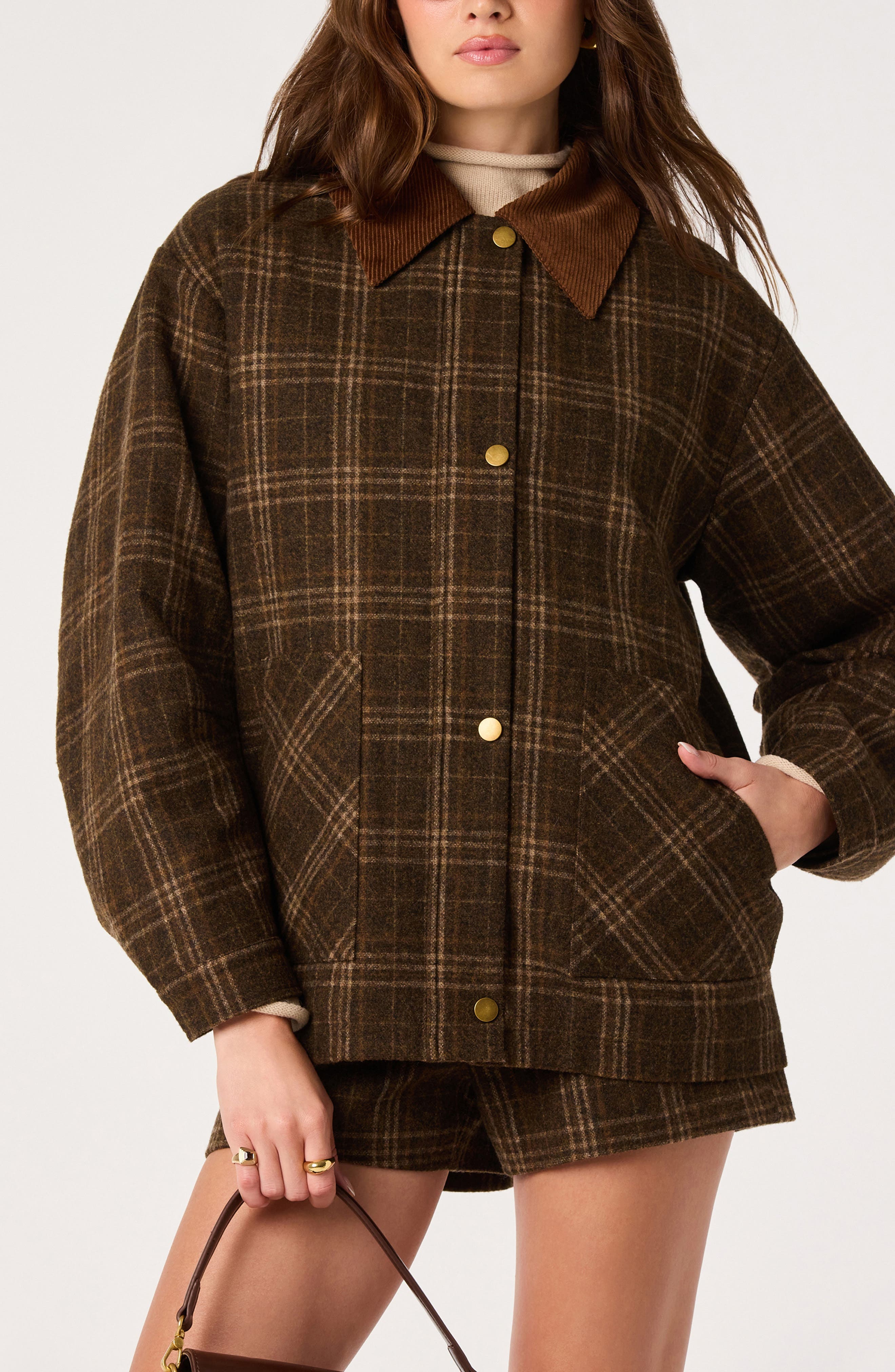 selected BROWN PLAID
