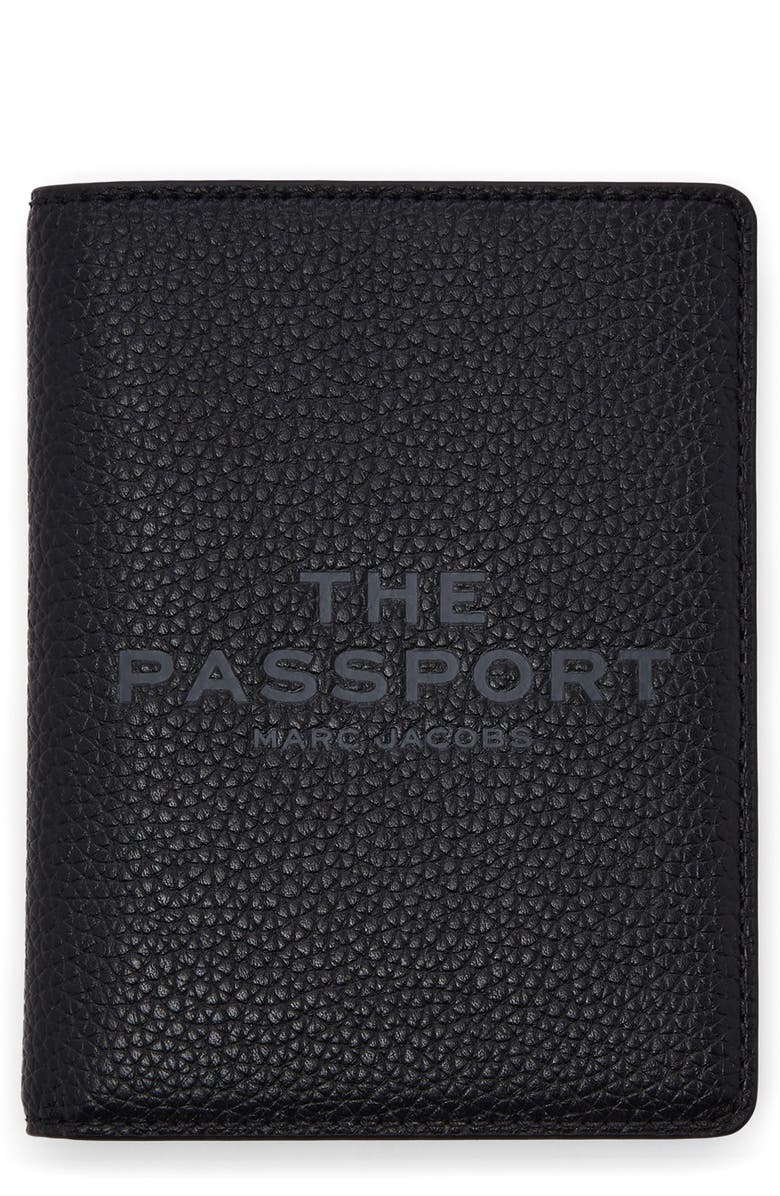 Marc Jacobs The Leather Passport Case, Main, color,