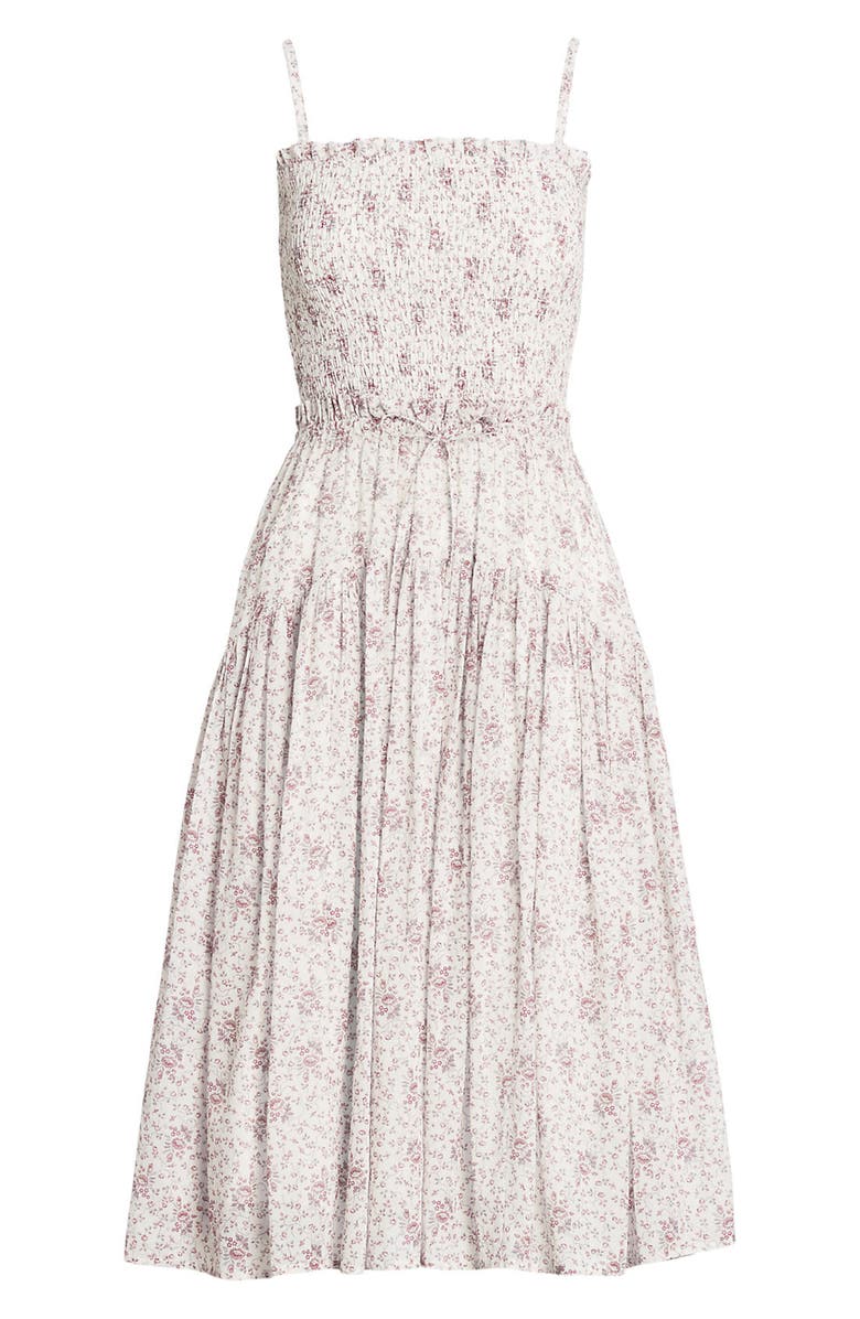 Polo Ralph Lauren Pino Floral Smocked Cotton Sundress, Alternate, color, 