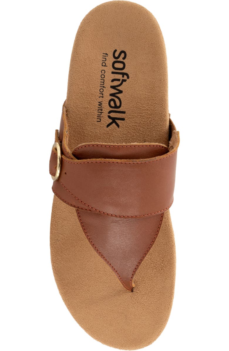 SoftWalk<sup>®</sup> Belize T-Strap Sandal, Alternate, color, Luggage