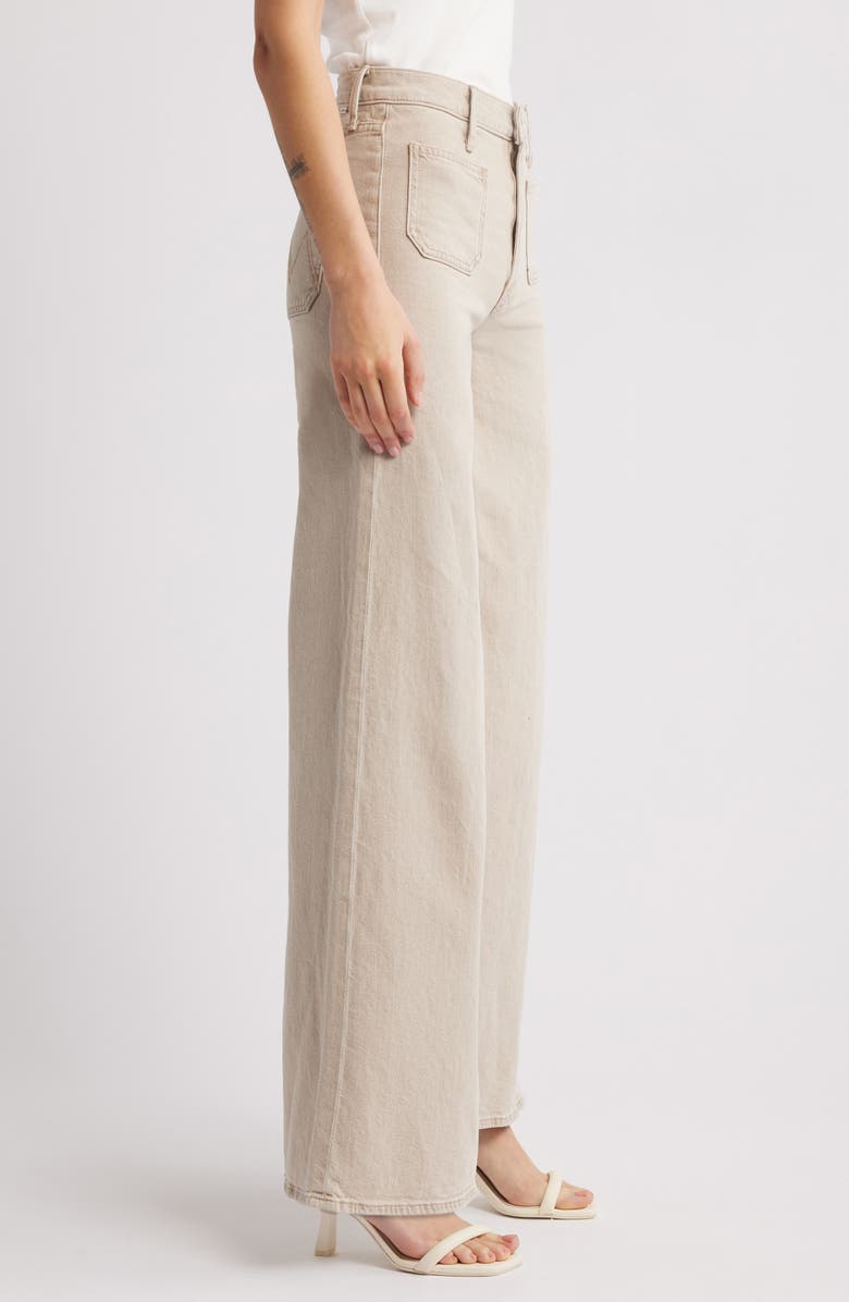 MOTHER Undercover Sneak Patch Pocket Wide Leg Jeans, Alternate, color, 