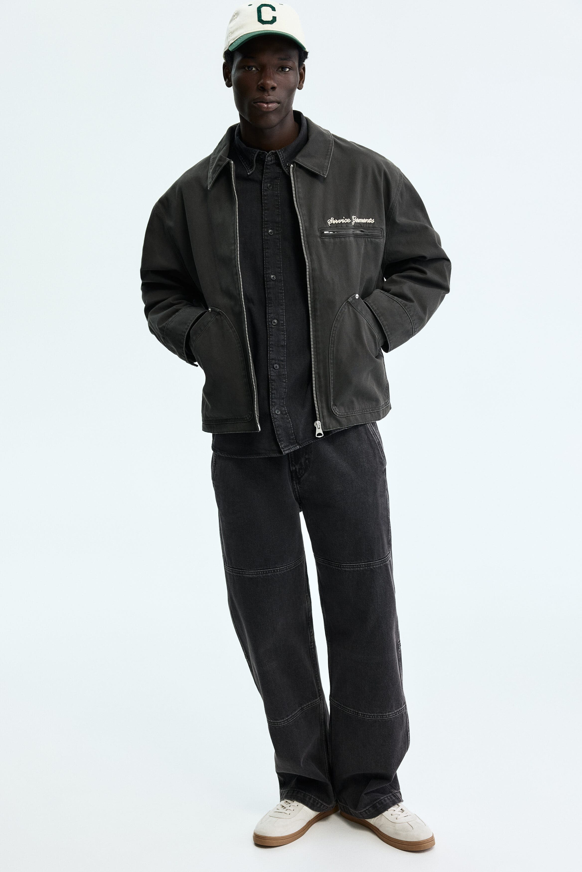 Oversized denim shirt - image 2