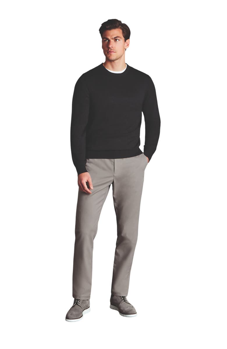 Charles Tyrwhitt Slim Fit Ultimate Non-Iron Chino, Alternate, color, Light Grey