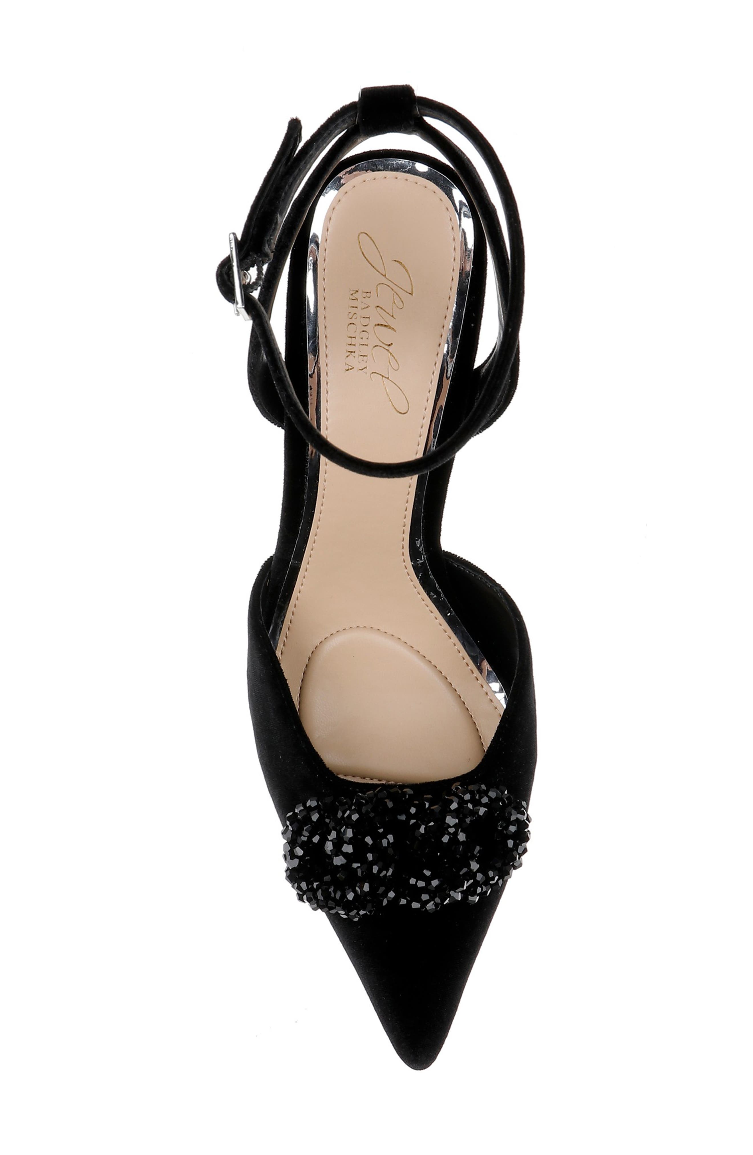 Tailynn Pointed Toe Velvet Pump, Alternate, color, BLACK VELVET