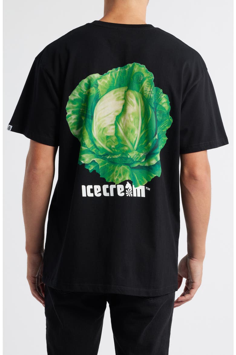 Cabbage Graphic T-Shirt, Alternate, color, BLACK