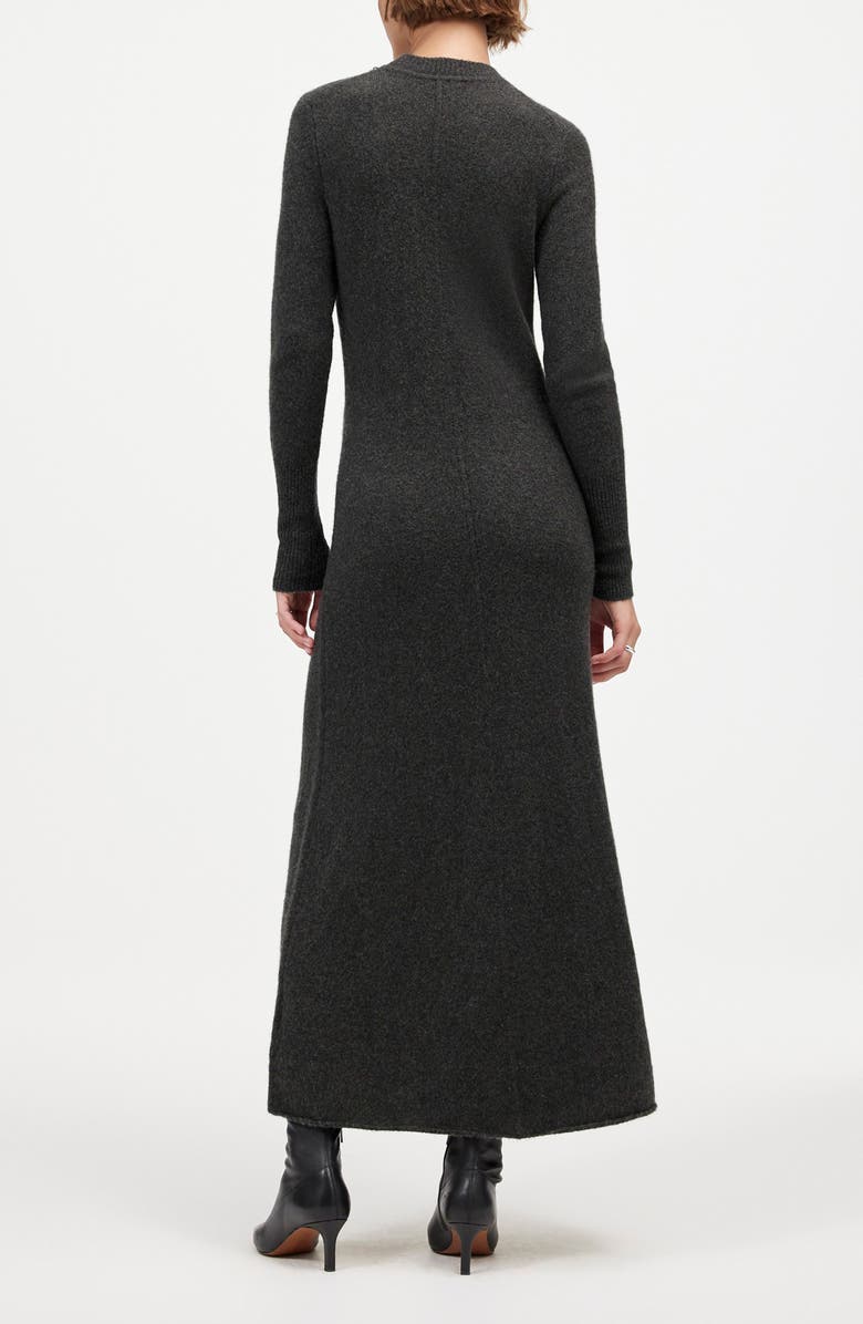 Madewell Sweater Maxi Dress, Alternate, color, Heather Charcoal