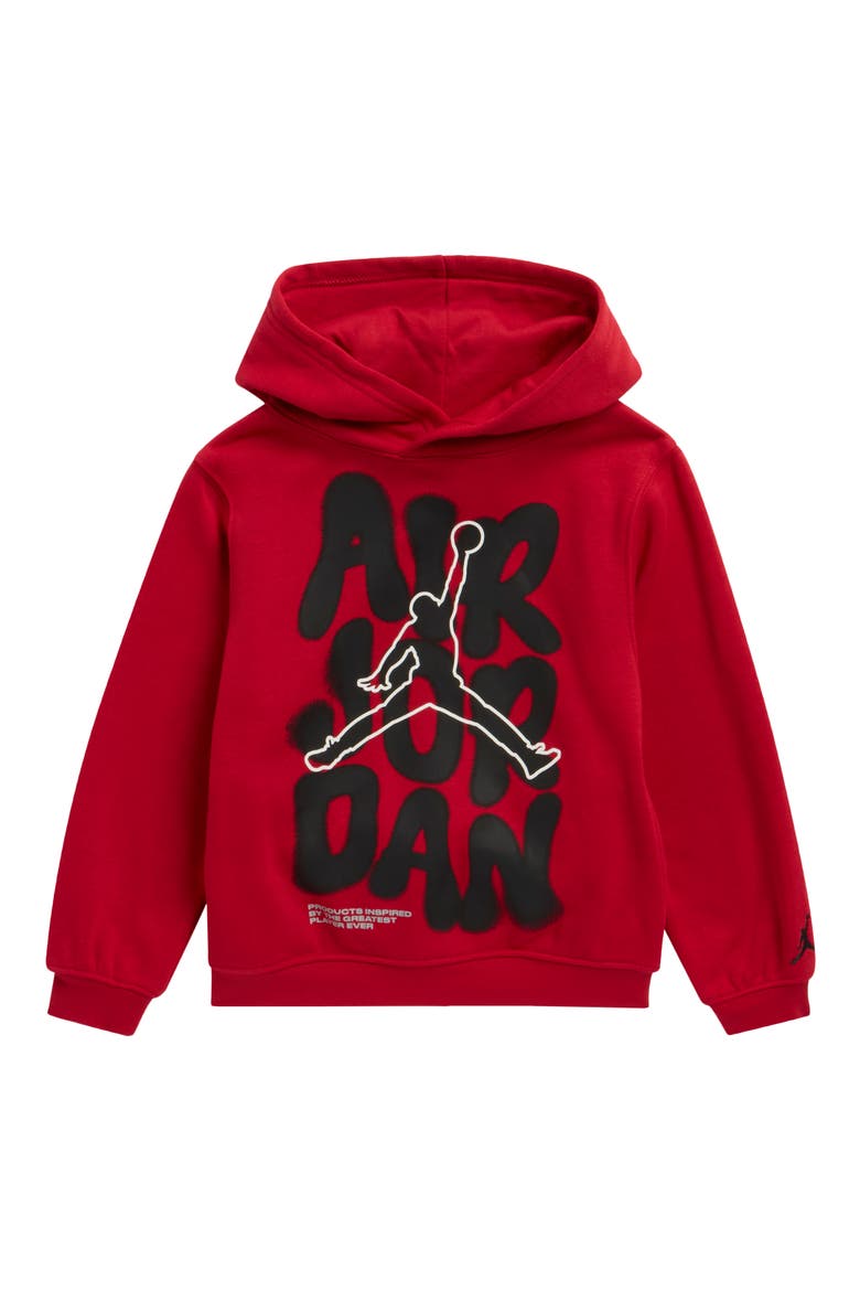 Kids' 23 Throw Up Graphic Hoodie, Main, color, GYM RED