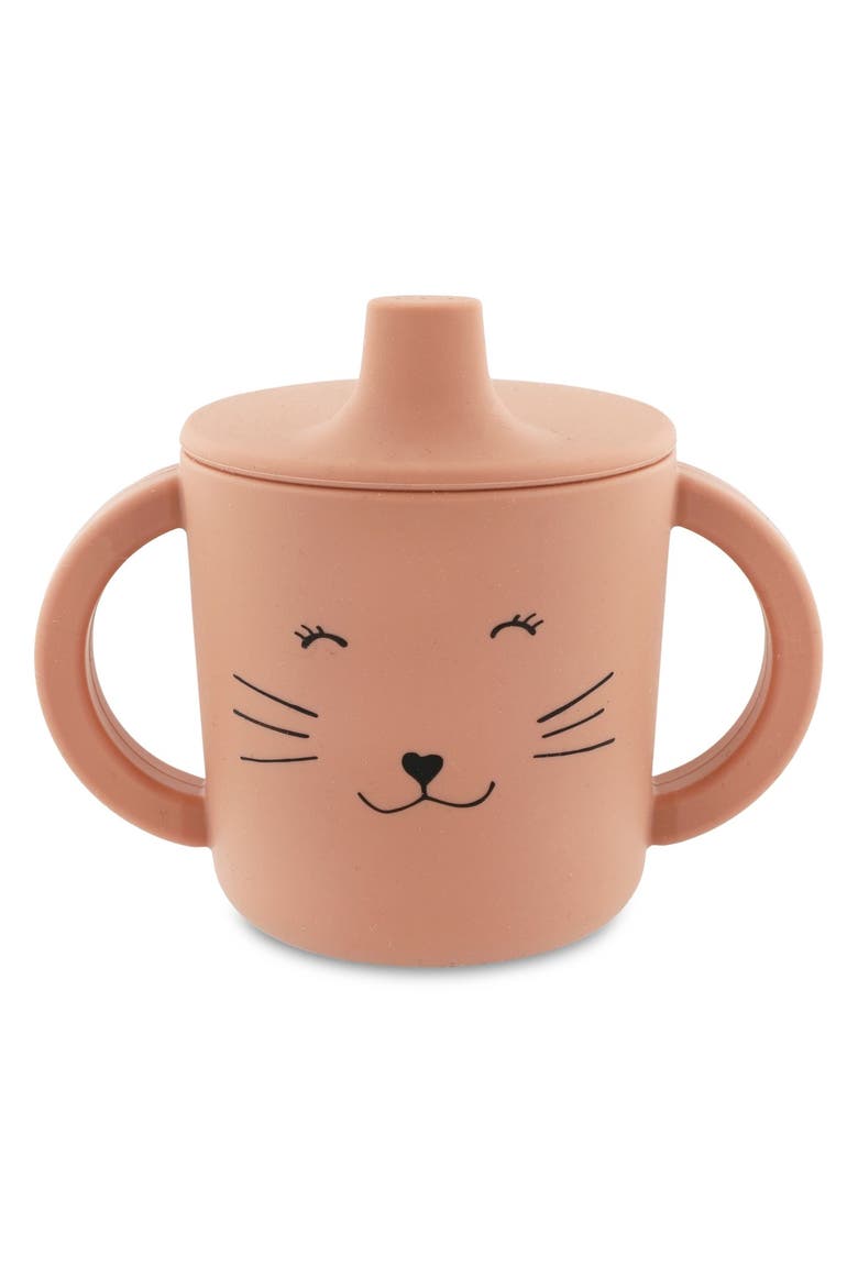 Silicone Sippy Cup, Main, color, Mrs. Cat