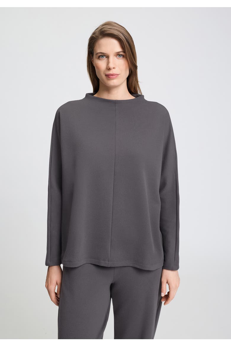 Easy Wear Cotton Blend Pullover, Alternate, color, Dark Sesame