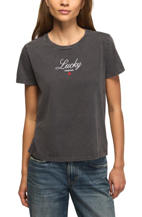 Lucky Forever Graphic T-shirt