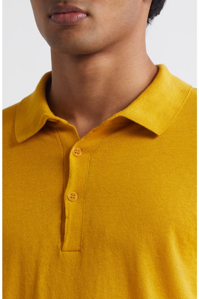 Elias Sea Island Cotton & Cashmere Polo Sweater (Nordstrom Exclusive), Alternate, color, RAY