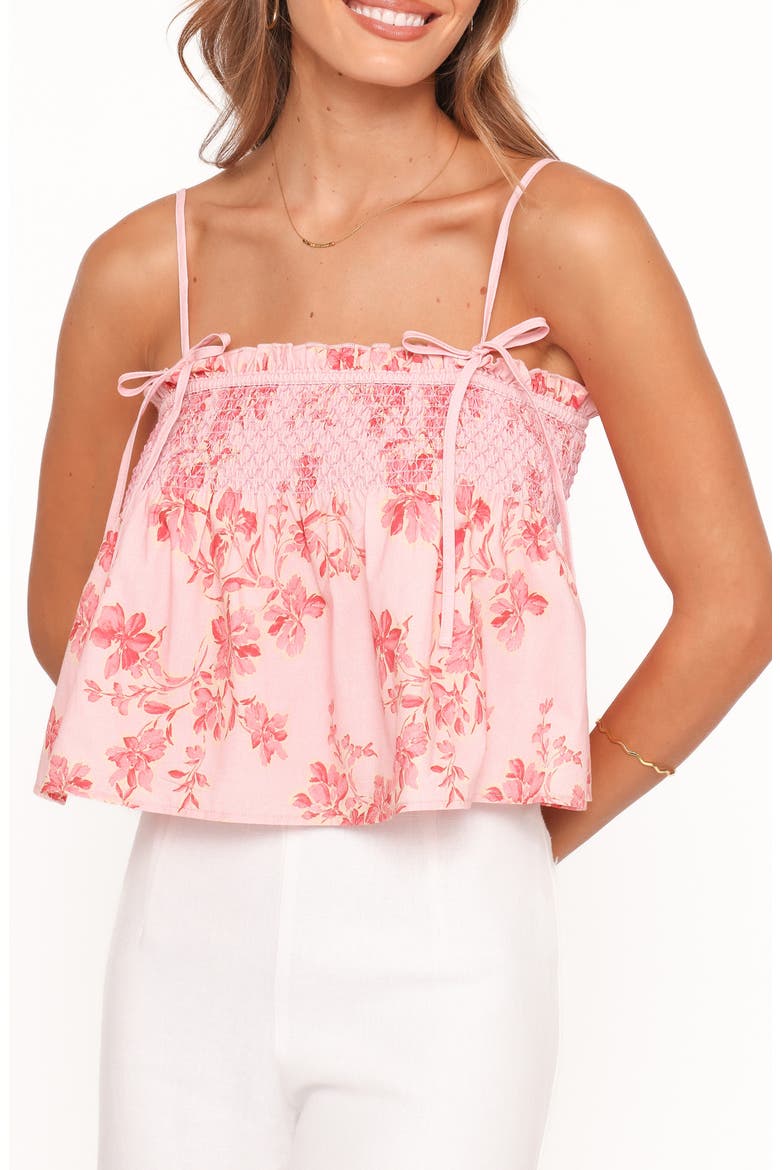Cosima Floral Print Camisole, Main, color, ROSE PINK FLORAL
