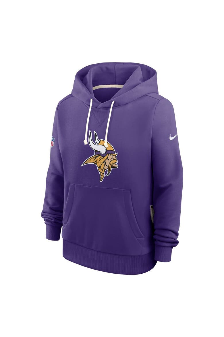 Women's Nike Purple Minnesota Vikings Sideline Standard Issue Initial Home Dri-FIT Hoodie, Alternate, color, Purple