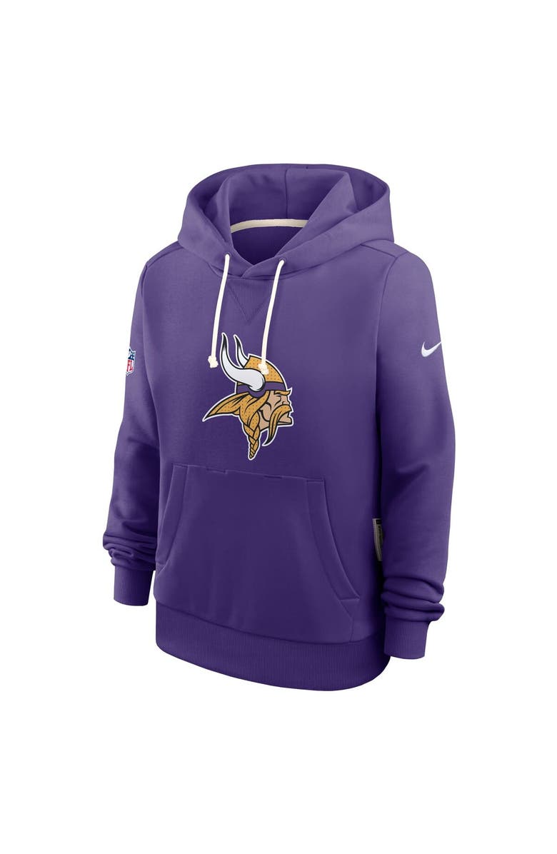 Nike Women's Nike Purple Minnesota Vikings Sideline Standard Issue Initial Home Dri-FIT Hoodie, Alternate, color, Purple