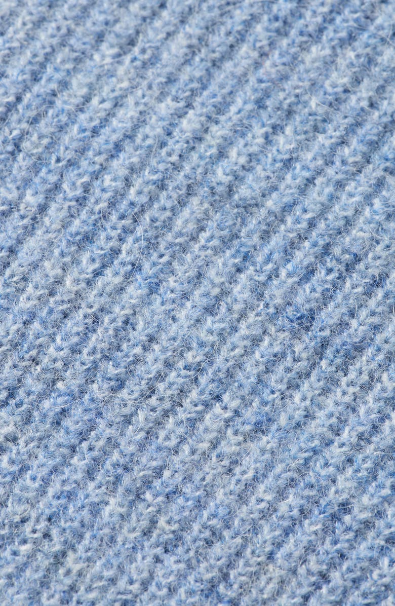 Scotch & Soda Fuzzy Crewneck Sweater, Alternate, color, Faded Denim Melange