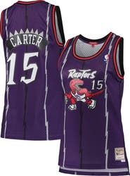 Mitchell & Ness Women's Mitchell & Ness Vince Carter Purple Toronto Raptors 1998/99 Hardwood Classics Swingman Jersey