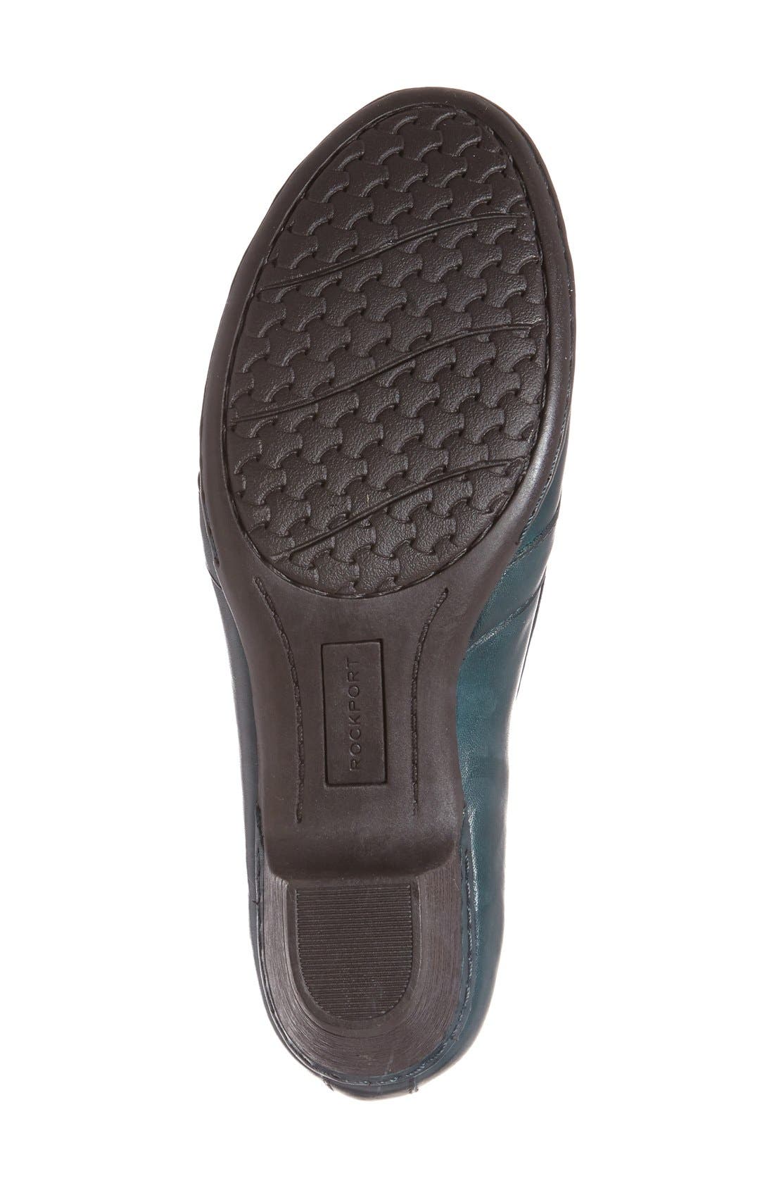 'Angelina' Pump, Alternate, color, BLUE/ TEAL LEATHER