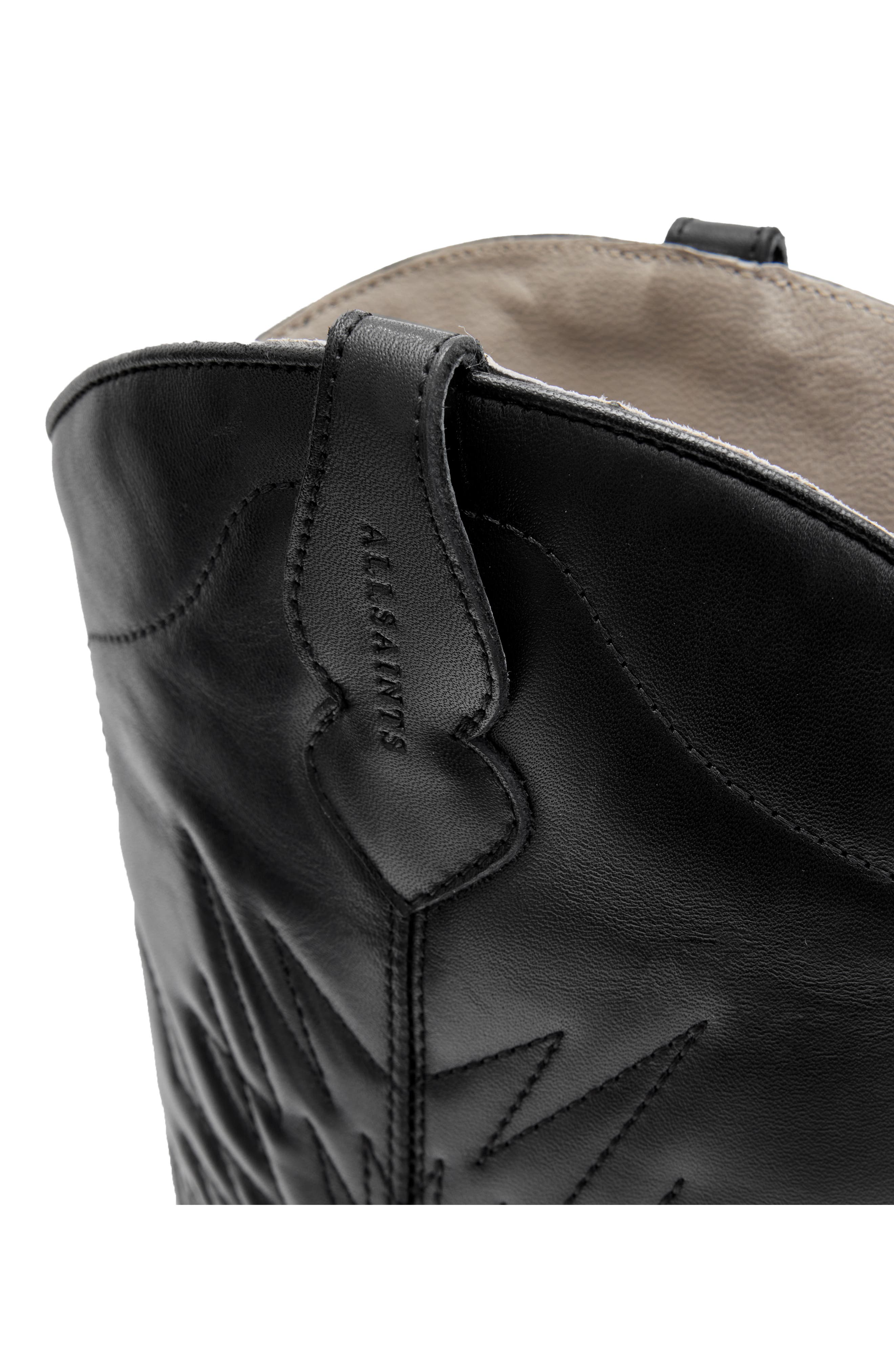 AllSaints Kacey Western Boot, Alternate, color, 