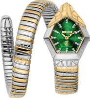 Just Cavalli Snake Bracelet Watch, 23mm x 32.5mm