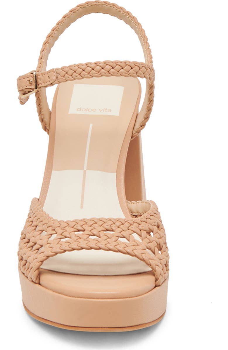 Dolce Vita Peyton Platform Sandal, Alternate, color, Cafe Woven Stella