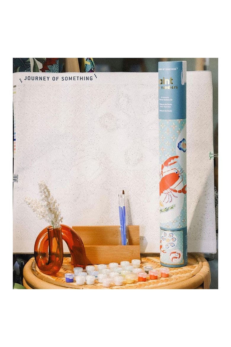 Paint By Numbers, Dining On The Rocks, DIY Painting Kit, Alternate, color, Multicolored