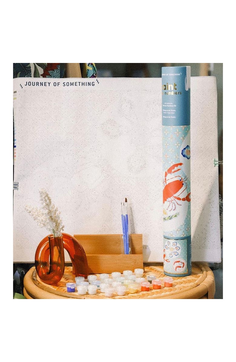 Journey of Something Paint By Numbers, Dining On The Rocks, DIY Painting Kit, Alternate, color,