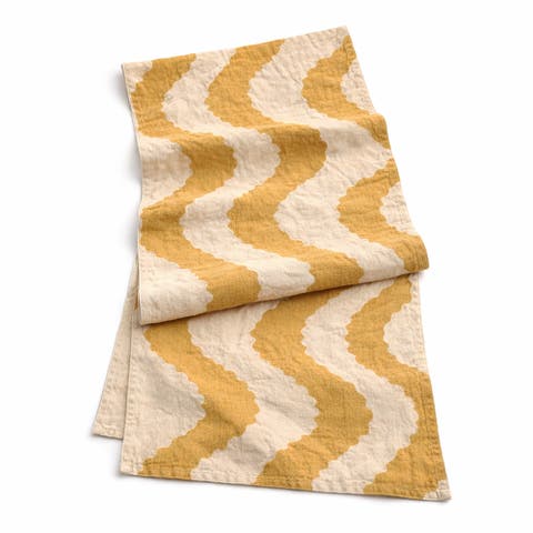 Hand-Printed Table Runner