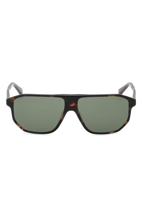 61mm Geometric Sunglasses