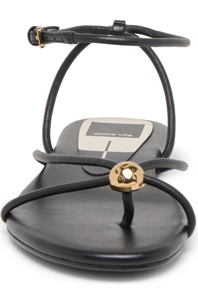 Dolce Vita Kenley Ankle Strap Sandal, Alternate, color, Black Leather