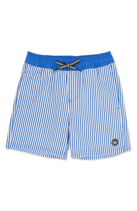 Kids' Pinstripe Volley Trunks (Little Kid)