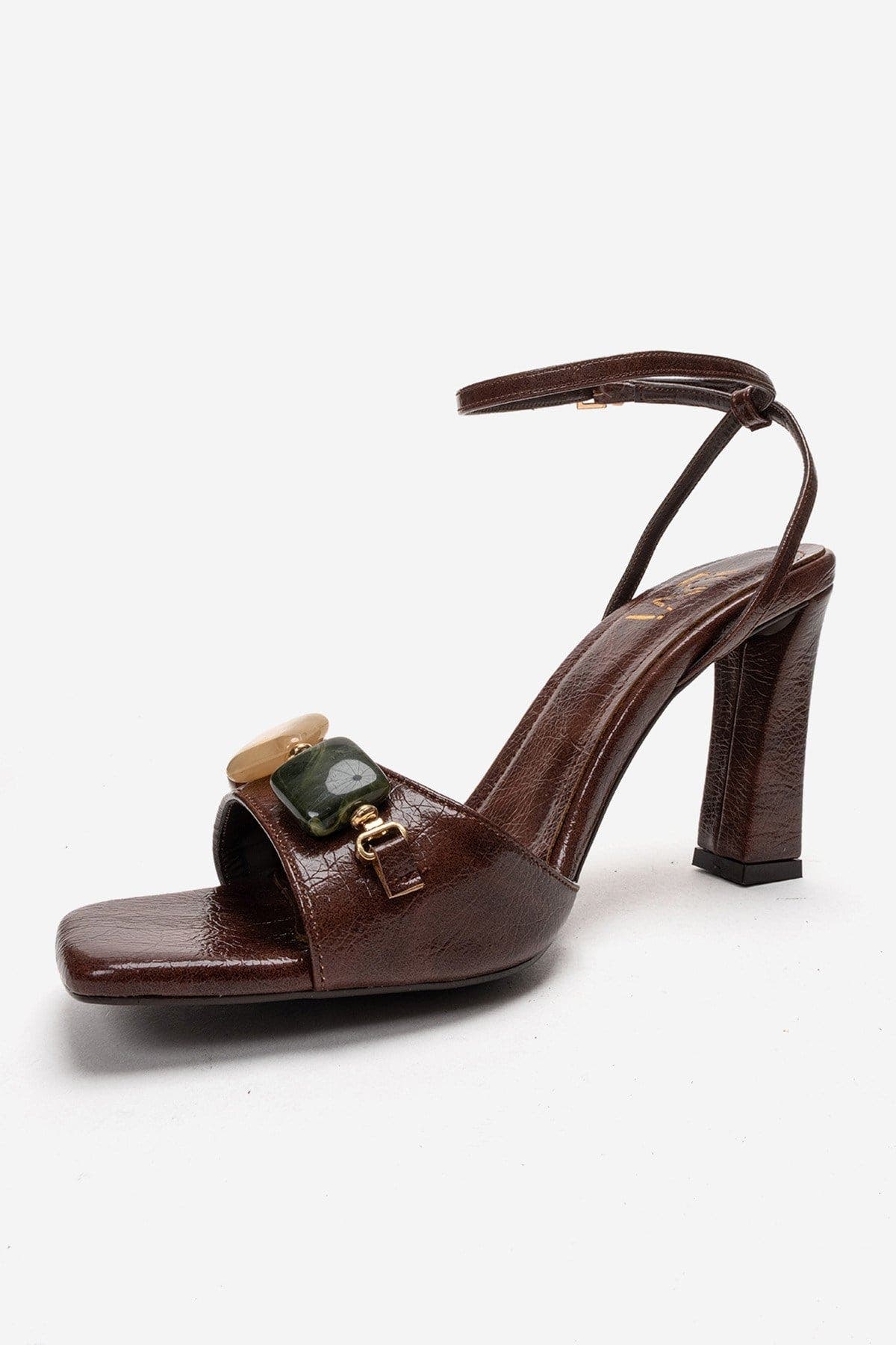 Prologue Shoes Franca Block Heel Sandal, Alternate, color, Brown