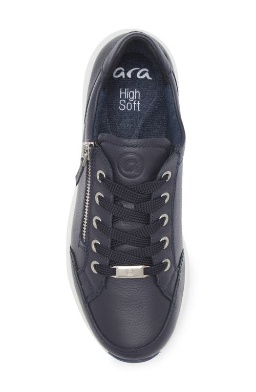 Ara Oleanna Zip Sneaker In Blue