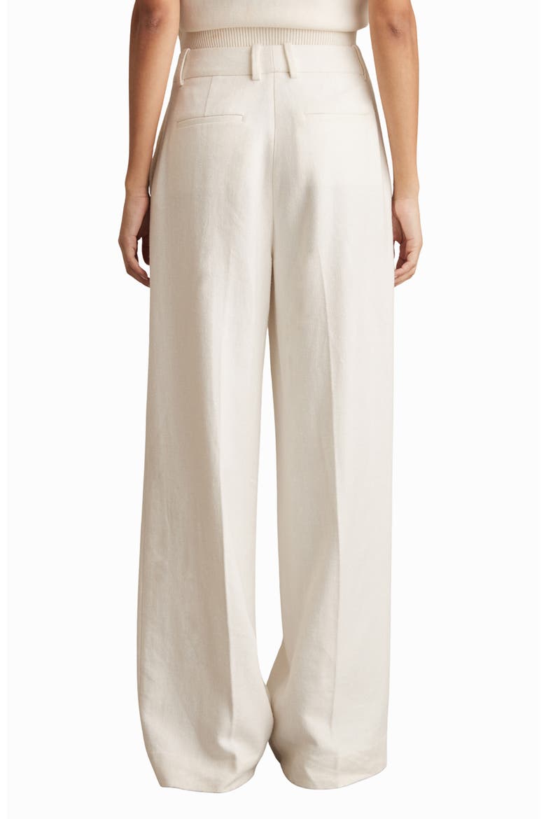 Devon High Waist Wide Leg Pants, Alternate, color, OFF WHITE