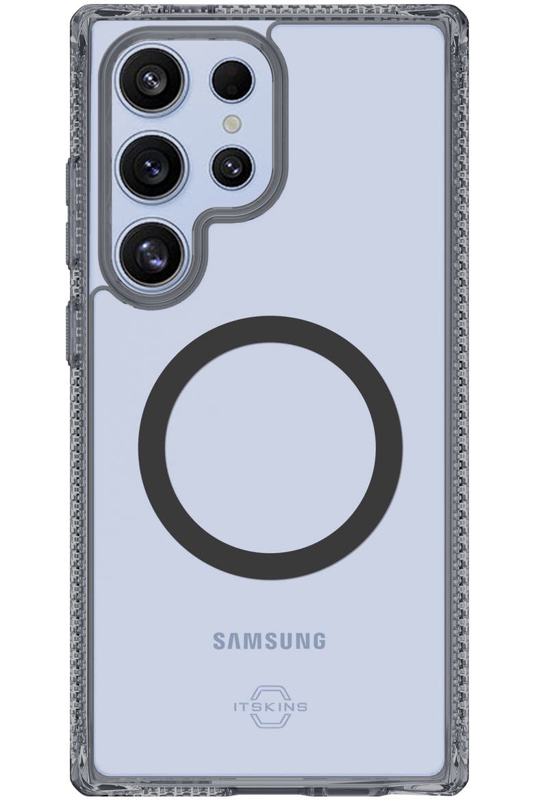 Hybrid_R Clear MagSafe Case for Samsung Galaxy S25 Ultra, Main, color, Black