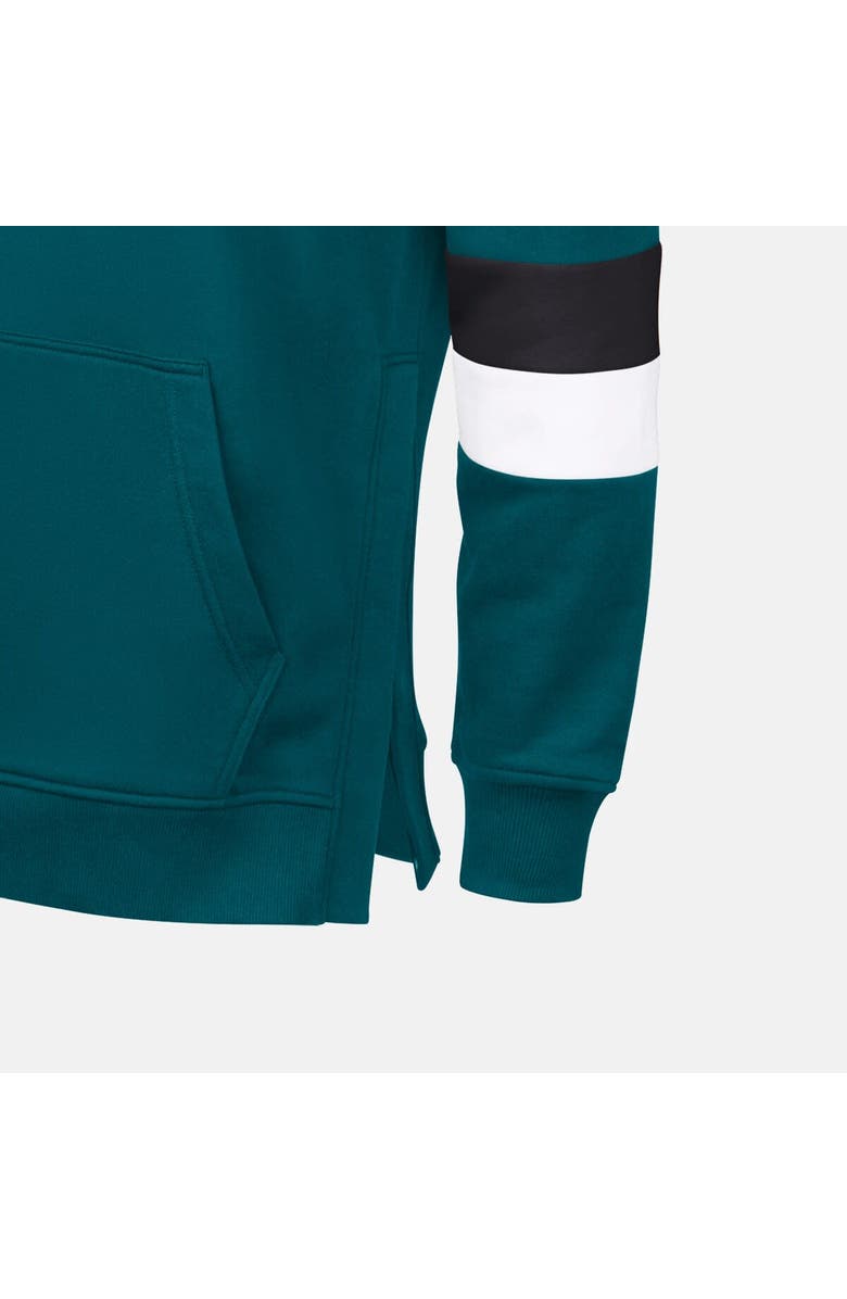 G-III SPORTS BY CARL BANKS Men's G-III Sports by Carl Banks Midnight Green/Black Philadelphia Eagles Adaptive Faceoff Pullover Hoodie, Alternate, color, Green