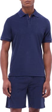 Bugatchi Cotton Blend French Terry Polo
