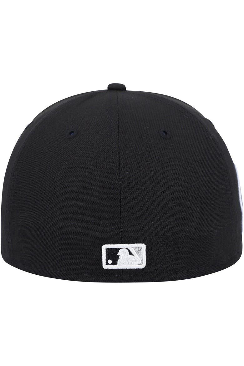 Men's New Era Black Chicago White Sox 9/11 Memorial Side Patch 59FIFTY Fitted Hat, Alternate, color, Black