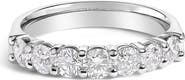 Haus of Brilliance 14K Gold 1.0 Ctw Diamond 7 Stone Band Ring