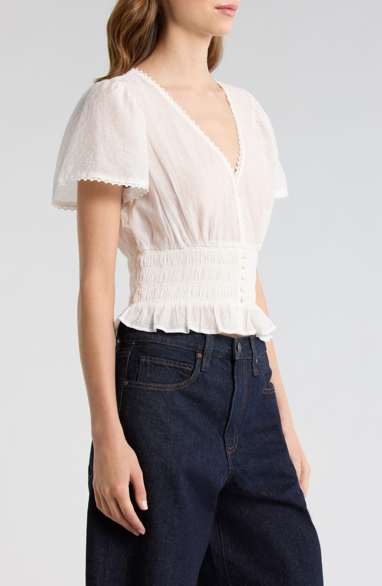 PAIGE Rive Top, Alternate, color, White
